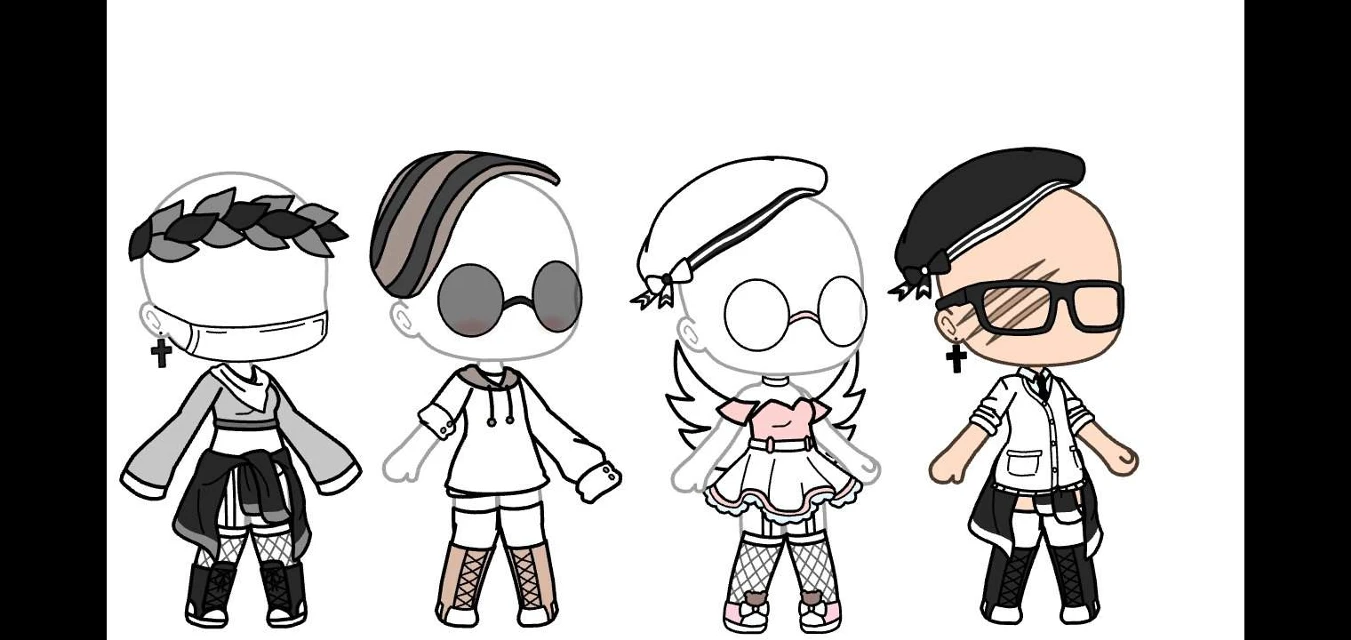 Outfits Edits By Gachalife Image By Sadbitch