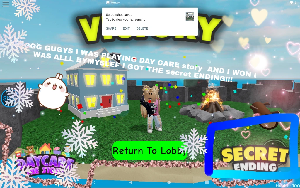 Robloxthis Is Me I Won Playing Image By Funtimejoxeily