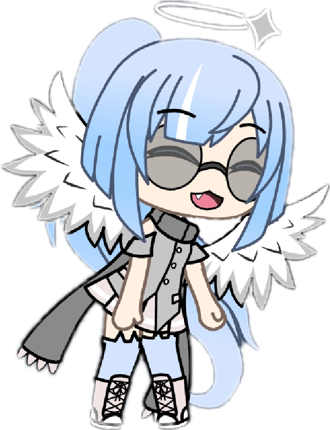 gachalife angel girl freetoedit sticker by @gacha_life_lucas