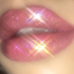 freetoedit lips aesthetic glitter