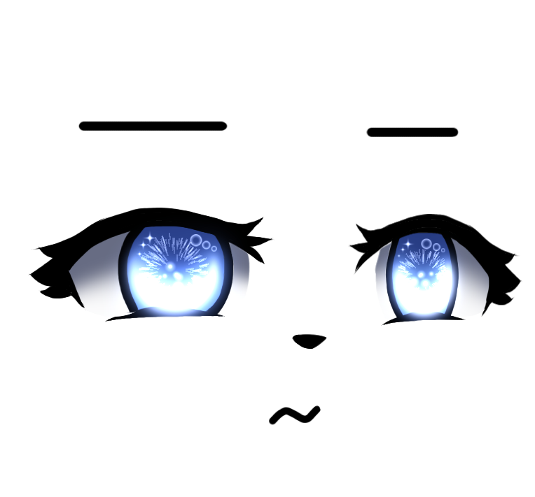 eyes #blueeyes #blue #gachalife #freetoedit - Gacha Life Ojos Azules, HD Png  Download , Transparent Png Image - PNGitem