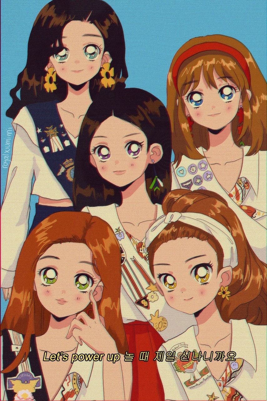 Redvelvet Powerup Anime By Lshita
