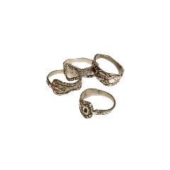 ring rings silver ornate detailed freetoedit