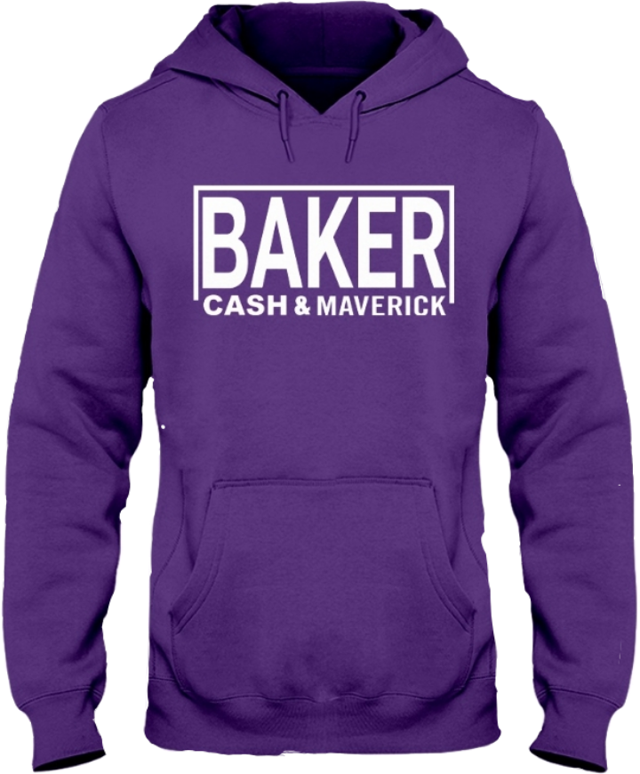 cash and maverick purple hoodie