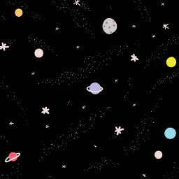 sticker background cosmos space moon