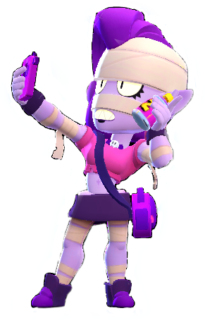 brawlstars emz freetoedit sticker by @yasminwolfhard