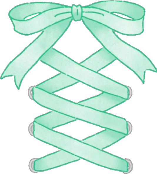 推し Oshi 量産型 Green リボン Ribbon Kawaii Sticker By Anna 推し Oshi 量産型 Green リボン Ribbon Kawaii Sticker By Anna