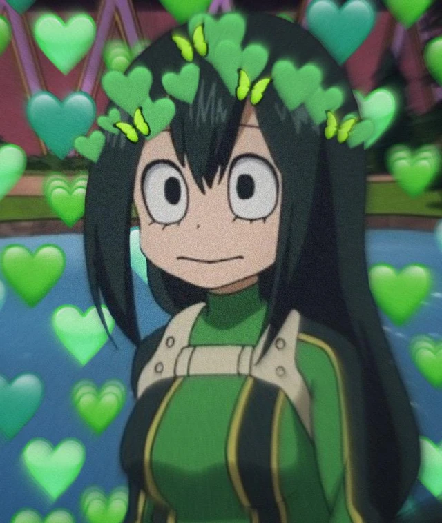 pics Tsuyu Aesthetic tsuyu asui tsuyuasui bnha mha green