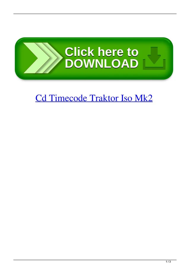 1 Cd Timecode Traktor Iso Image By Namh3isan 1 Cd Timecode Traktor Iso Image By Namh3isan