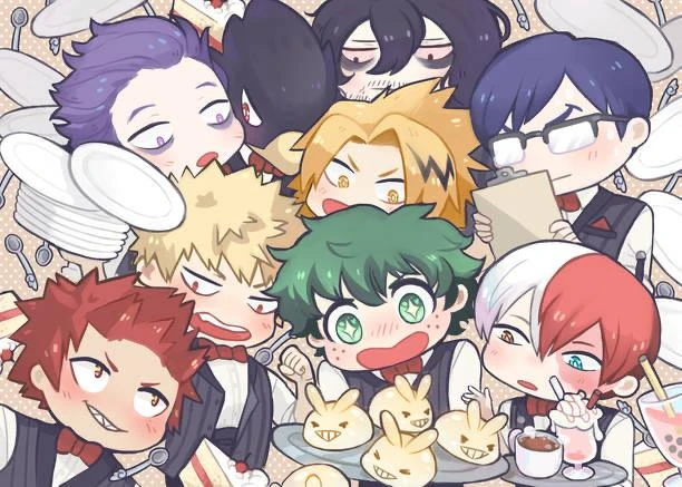 pix Bakugou Kirishima Denki Todoroki Deku bnah deku todoroki iida image by