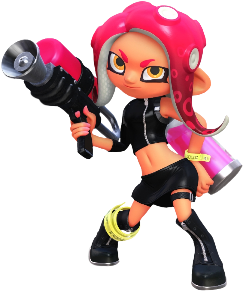 This visual is about agent8 octoling octolinggirl splatoon2 octoexpansion f...