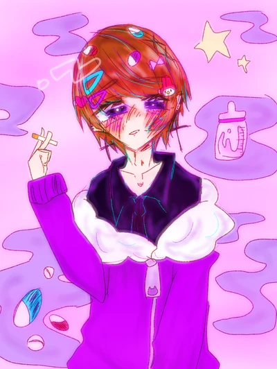 #しょっぴ#ショッピ#我々だ#wrwrd #○○の主役は我々だ!#イラスト #描いてみた#ゆめかわいい#ゆめかわ #メンヘラ#量産型#りょうさんがた #かわいい#かっこいい#パステル