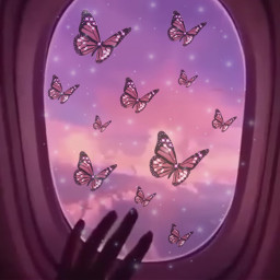 freetoedit butterfly pink picsartedit pinkremix