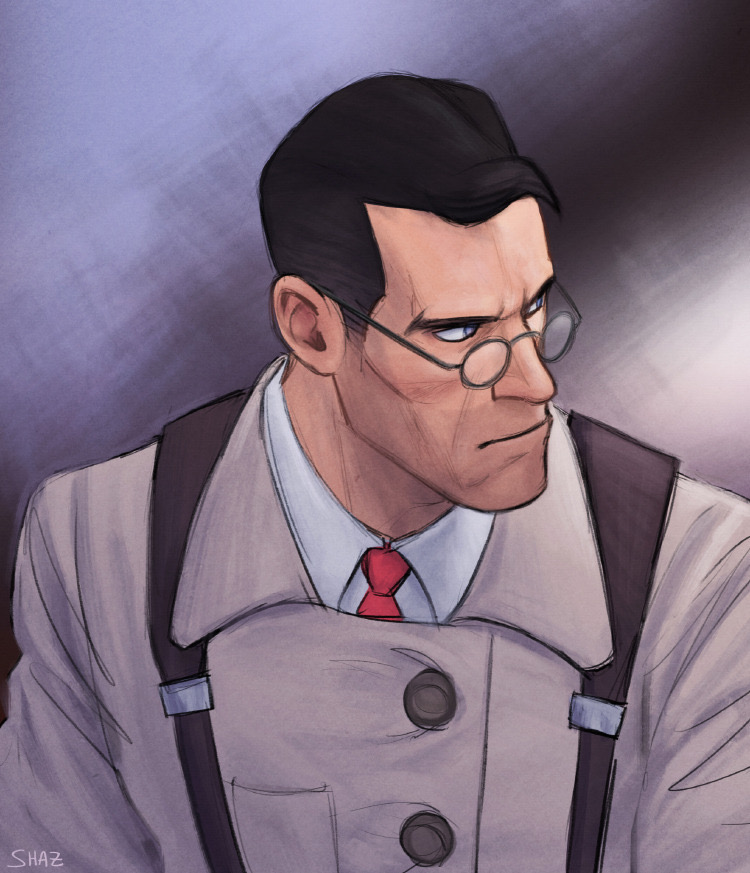 This visual is about tf2 teamfortress2 red redteam medic I don't k...