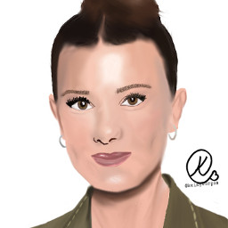 draw strangerthings milliebobbybrown colorpaint