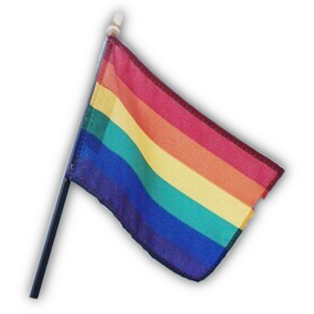 gay flag no background