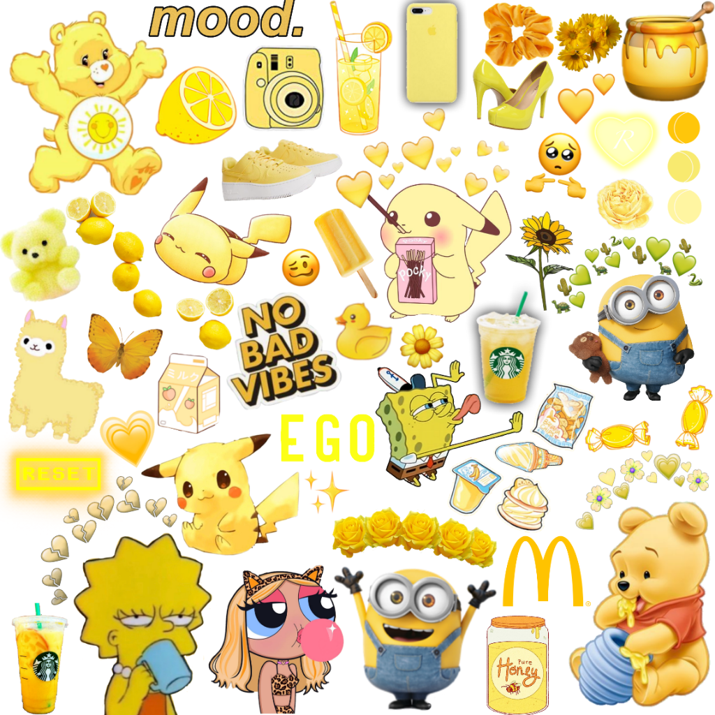 freetoedit background yellow sticker by @giuliacampidelli7