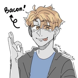 Transparent Anime Bacon Hair Roblox