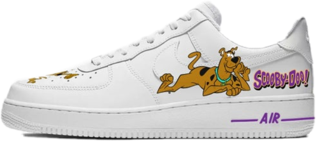 custom air force 1 scooby doo
