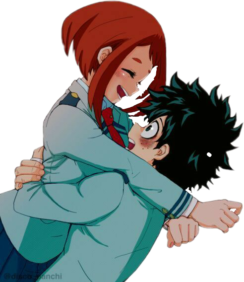 freetoedit izuocha ochako sticker by @albedos_boyfriend