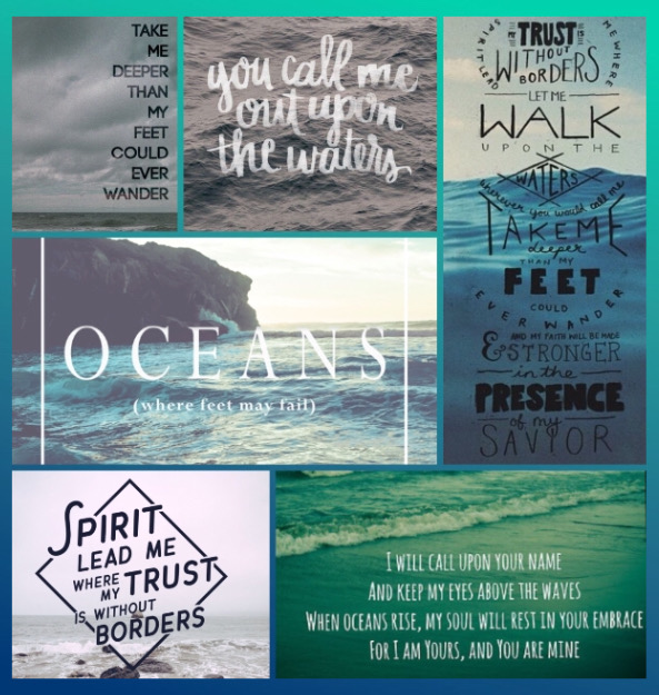 When Oceans Rise My Soul Will Rest Sticker