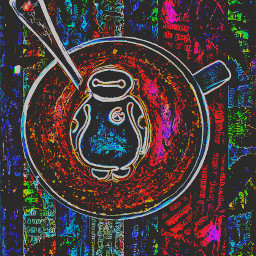 cafe taza cuchara espuma bighero hojas flor colores filtros dibujo fondo madera periódico texto freetoedit ircamugofcoffee amugofcoffee