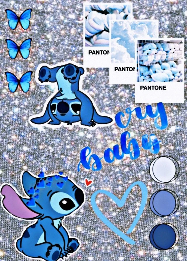 Stitch Blueaesthetic Image By Annie Line Stitch Blueaesthetic Image By Annie Line