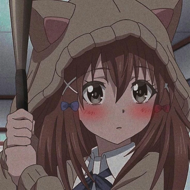 Blushing Cute Aesthetic Anime Girl