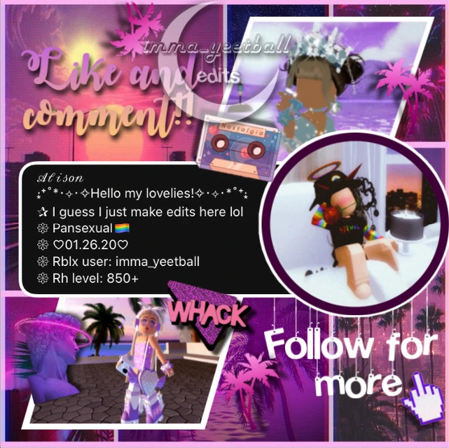 Instagram Roblox Outro Image By 𝓐𝓵𝓲𝓼𝓸𝓷