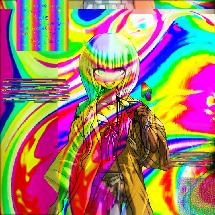 glitchcore glitch danganronpa 330324694034201 by @ssucrose