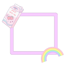 milk frame pink aesthetic bingkai freetoedit