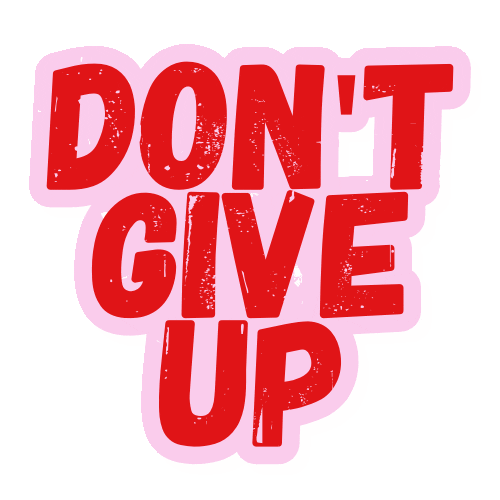 freetoedit dontgiveup quote sticker by @constancekeller