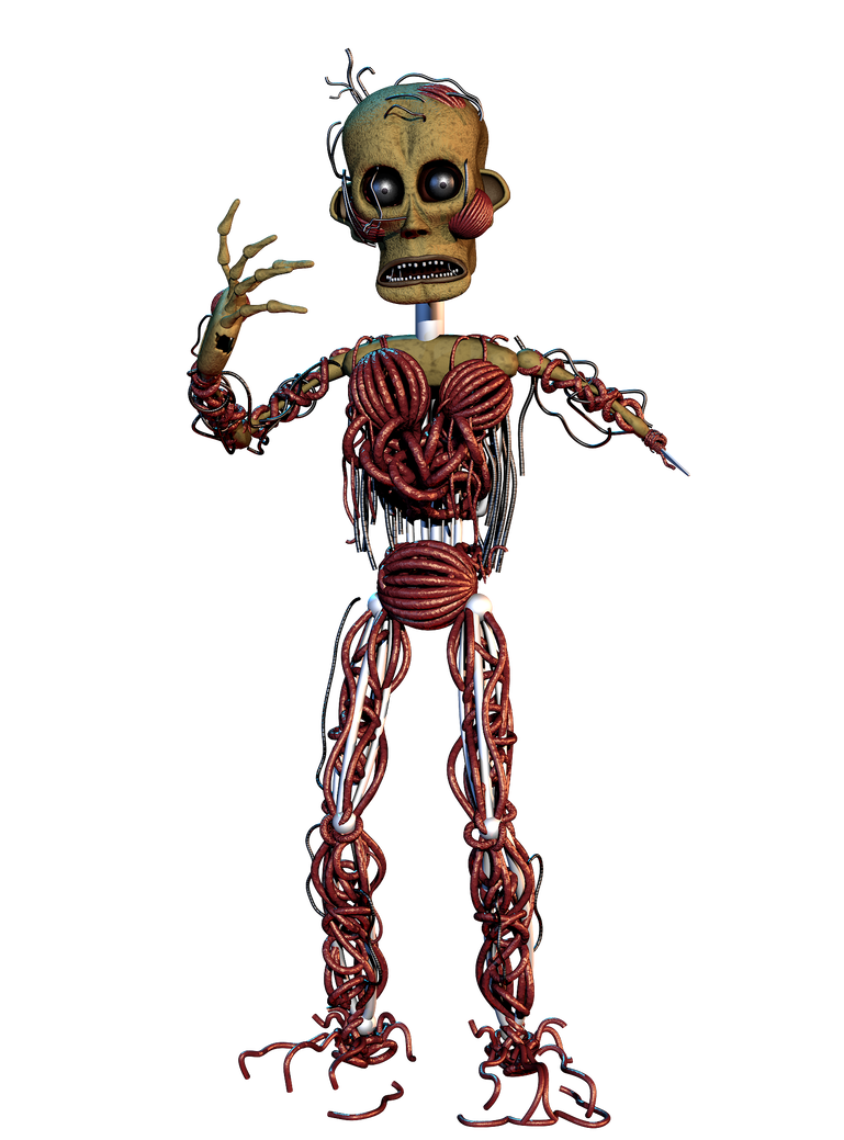 This visual is about freetoedit scraptrap fnaf6 endo endoskeleton #freetoed...