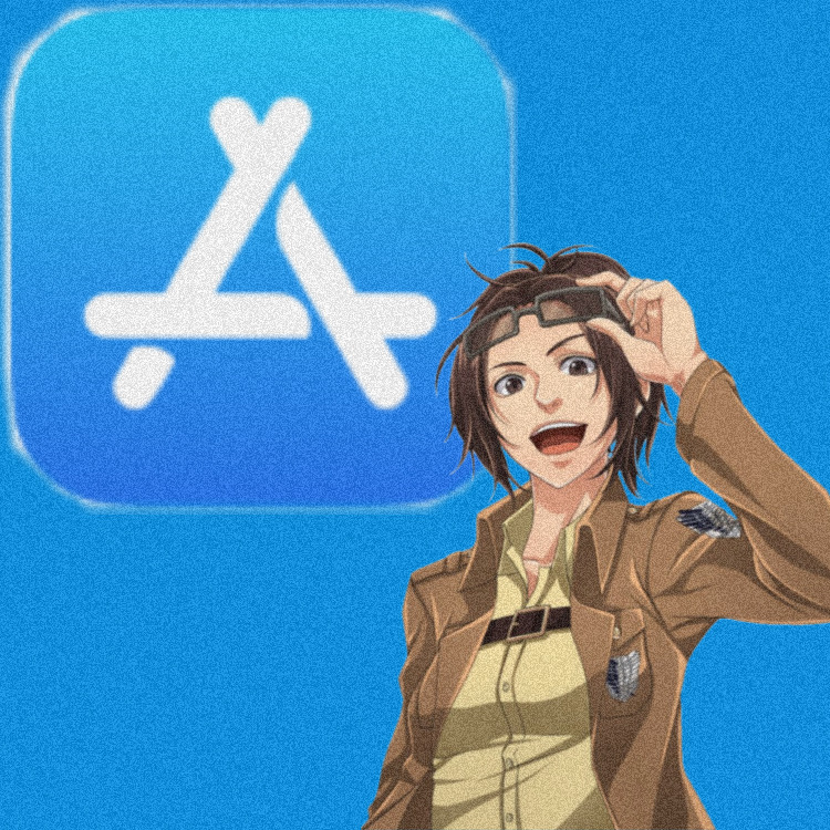 anime app icon: AppStore #freetoedit
