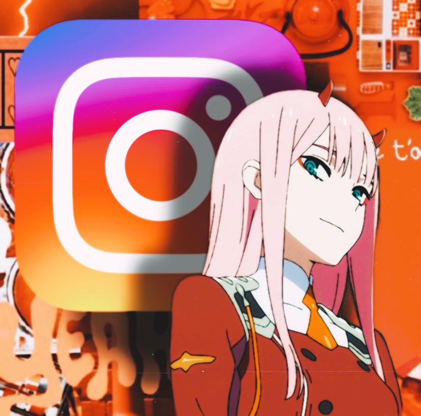 app icon anime instagram zerotwo image by @pockyst1ck