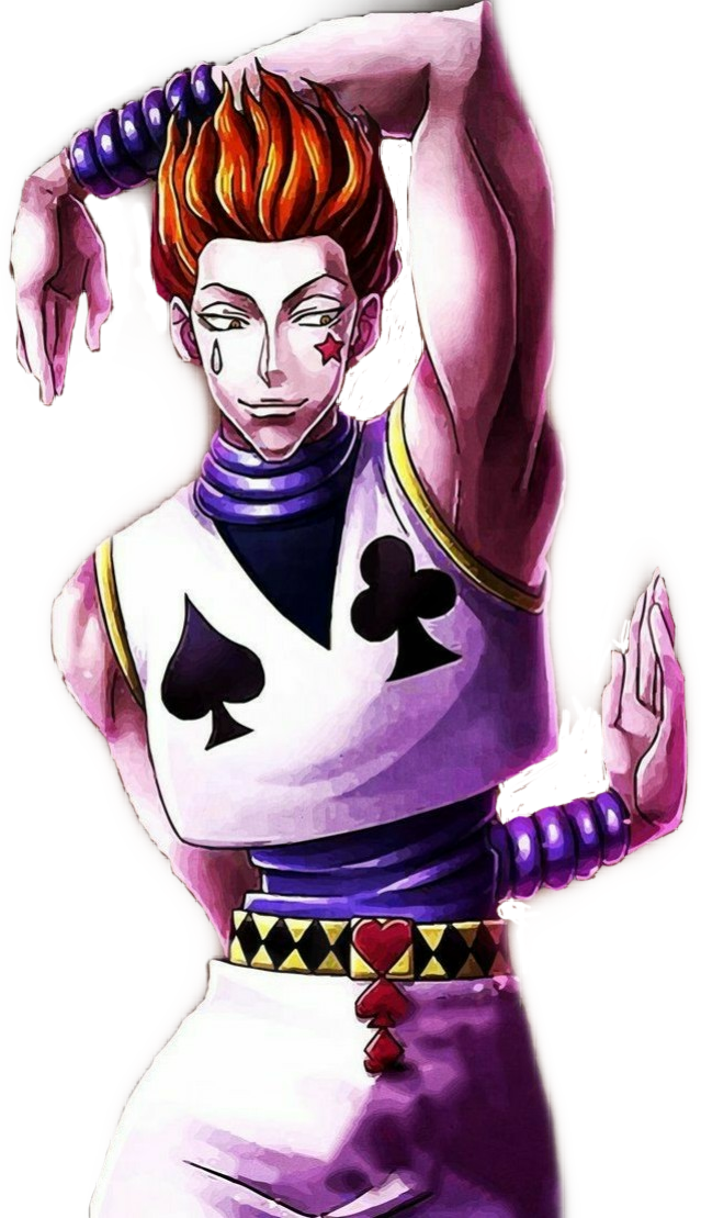 freetoedit hisoka hunterxhunter hxh sticker by @lanaguch