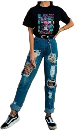 freetoedit indie jeans outfit cute