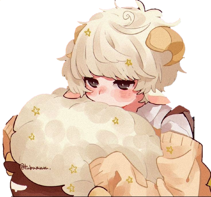 Tubarururu sheep kun. Tubarururu овечка. Tubarururu овечка и олененок. Tubarururu sheep kun. Tubarururu овен.