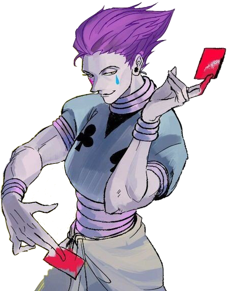 freetoedit hisokamorrow hisoka hxh sticker by @vivvymorrow