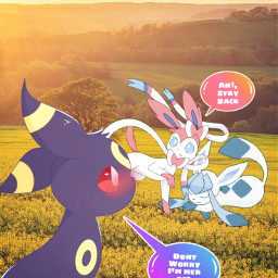 umbreon sylveon umbreonxsylveon sylveonxumbreon sylbreon glaceon freetoedit