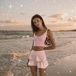 freetoedit replay girl aesthetic aestheticgirl beach cute stars retro summer