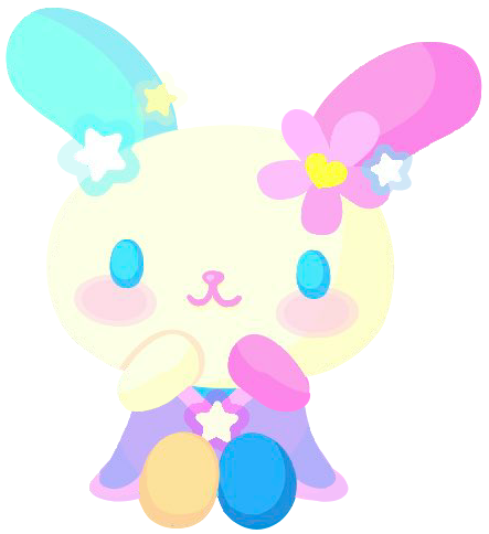 freetoedit usahana rabbit star neon sticker by @love_sanrio
