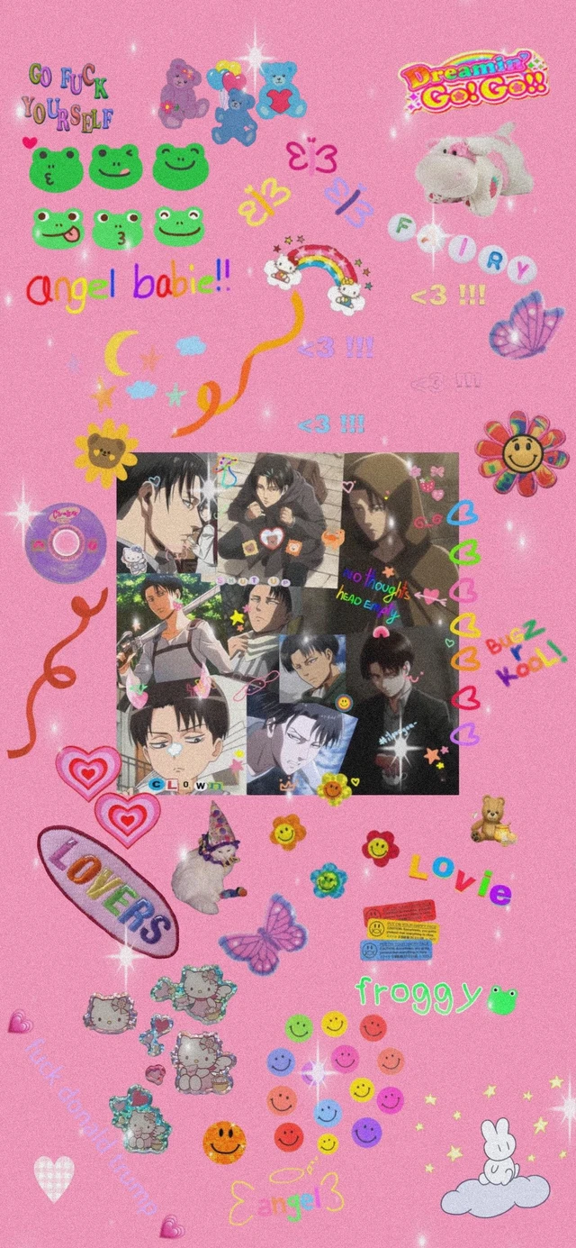 picture Kidcore Wallpaper Anime messy leviackerman aot image by grubby
