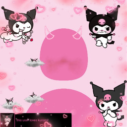 kuromi kuromisanrio kuromiicon icon anime melody black white pastepink sanrio kawaii cute icons freetoedit