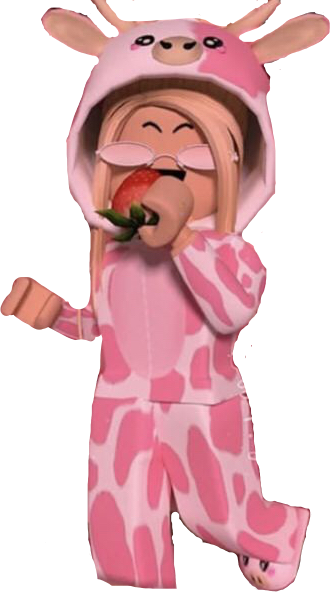 Cow Gfx Roblox Girl Pink Gfxforroblox Sticker By - roblox pictures girl pink
