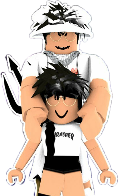 roblox girl boy aestheticboy gfx sticker by @itz_sunblox