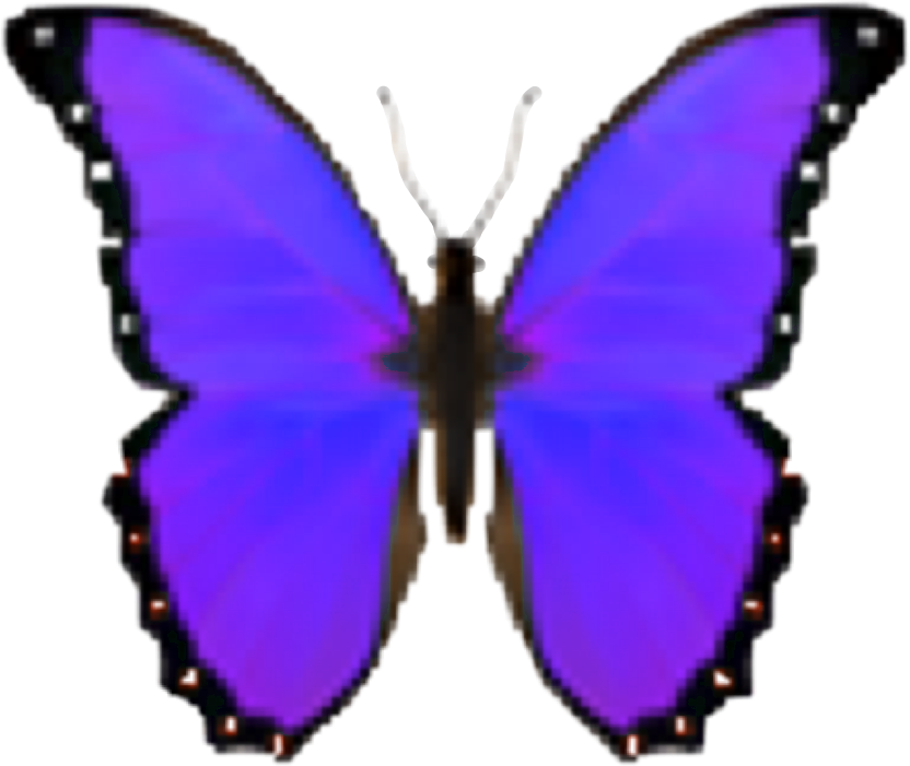 butterfly emoji ios freetoedit sticker by noofmood