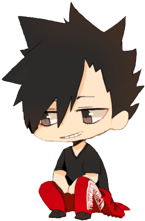 haikyuu kuroo chibi freetoedit sticker by @im_hungry_13