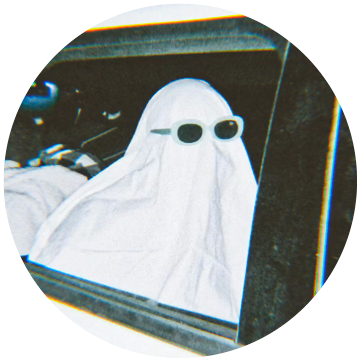 ghost ghostaesthetic halloween sticker by @hippieatheart333