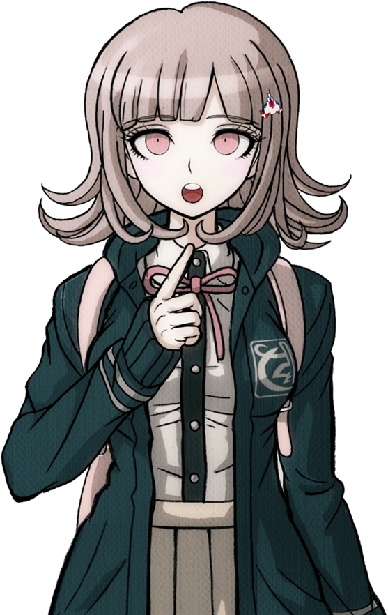 freetoedit чиаки нанами chiaki nanami sticker by @_kafy_7